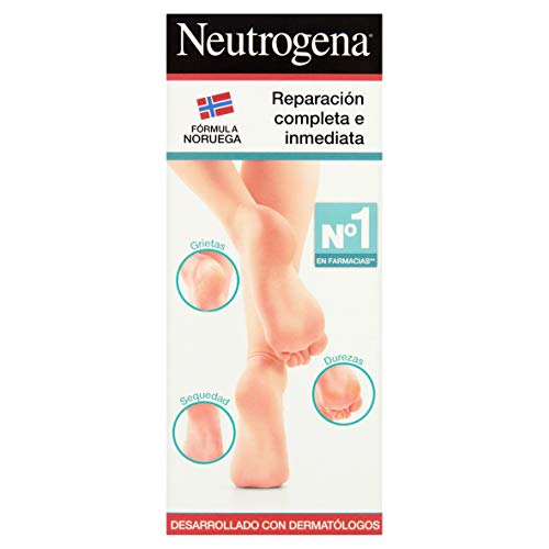 Neutrogena Crema de Pies Ultra Hidratante, Pies Secos y Estropeados, 2 x 100 ml