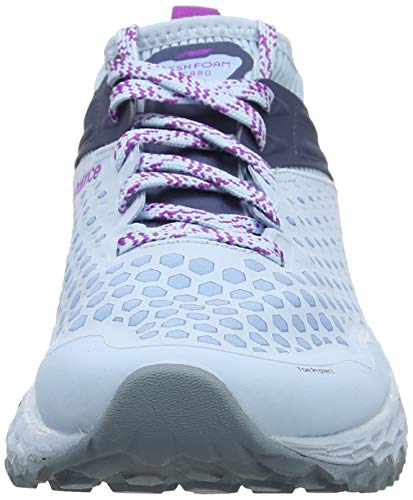 New Balance Fresh Foam Hierro v4, Zapatillas de Running para Mujer, Azul (Air/Voltage Violet/Vintage Indigo A4), 37 EU