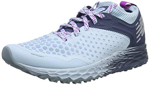 New Balance Fresh Foam Hierro v4, Zapatillas de Running para Mujer, Azul (Air/Voltage Violet/Vintage Indigo A4), 37 EU