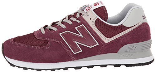 New Balance Hombre 574v2-core Trainers Zapatillas, Rojo (Burgundy), 42.5 EU