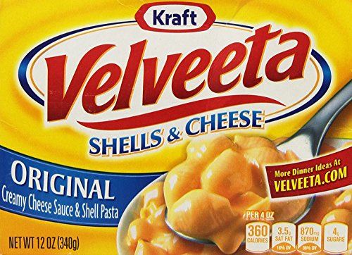 New Kraft Velveeta Shell and Cheese Original Pasta 340g (pack of 1)