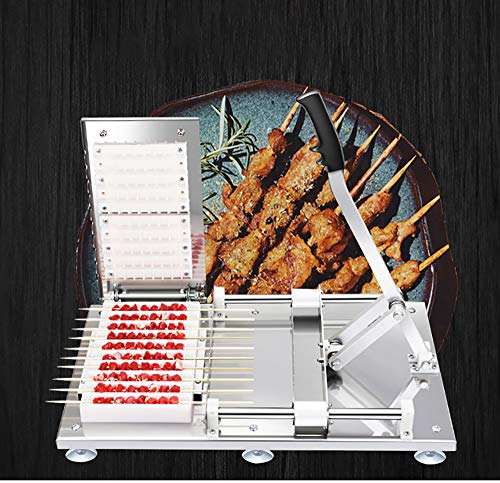 NEWTRY - Pinchos de carne manual para kebab (10 cuerdas)