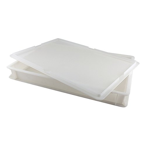 Nextday Catering Equipment Supplies nev-db-14 masa caja con tapa, 60 cm x 40 cm x 7,5 cm, 14 L, color blanco