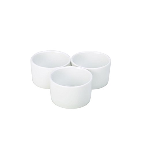 Nextday Catering Equipment Supplies nev-ramcon8-w Royal contemporáneo suave Ramekin, 8 cm (Pack de 6)