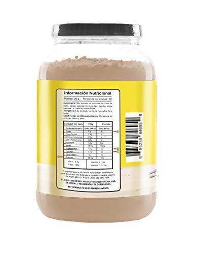 NI UNA DIETA MÁS - proteína whey isolate (delicioso chocolate) 0 azúcar, 0 Lactosa, fácil de mezclar