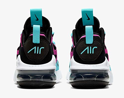 Nike Air MAX Infinity, Zapatillas de Atletismo para Niños, Multicolor (Black/Black/Hyper Violet/Aurora Green 003), 37.5 EU