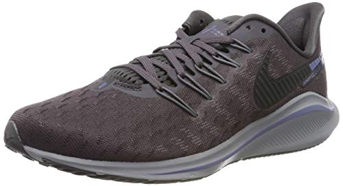 Nike Air Zoom Vomero 14, Zapatillas de Running para Hombre, Gris (Thunder Grey/Black/Stellar Indigo/Gunsmoke/Atmosphere Grey/Lt Blue 005), 43 EU