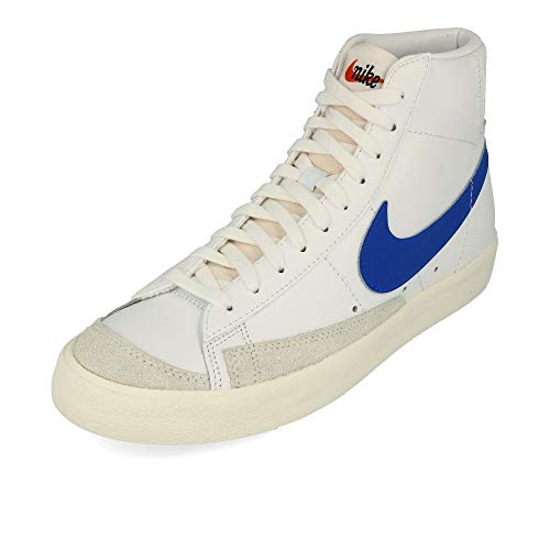 Nike Blazer Mid '77 VNTG, Zapatillas de básquetbol para Hombre, Vela Blanco/Racer Azul, 37.5 EU