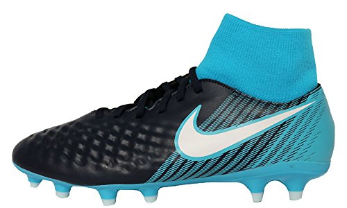 Nike Magista Onda II DF FG, Botas de fútbol para Hombre, Azul (Obsidian/Azul Gamma/Azul Glacial/Blanco 414), 44 EU