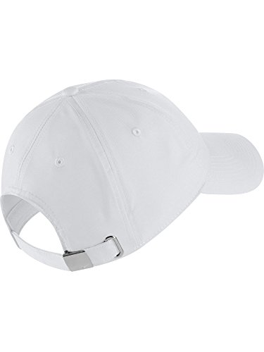 Nike U Nk H86 Cap Metal Swoosh Hat, Unisex Adulto, White/(Metallic Silver), MISC