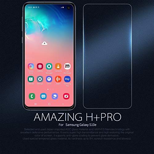 NILLKIN H+ Pro - Protector de Pantalla Compatible con Samsung Galaxy S10E Cristal Templado [Dureza 9H] Ultrafino 0.2mm [Bordes Redondeados 2.5D] Vidrio Premium