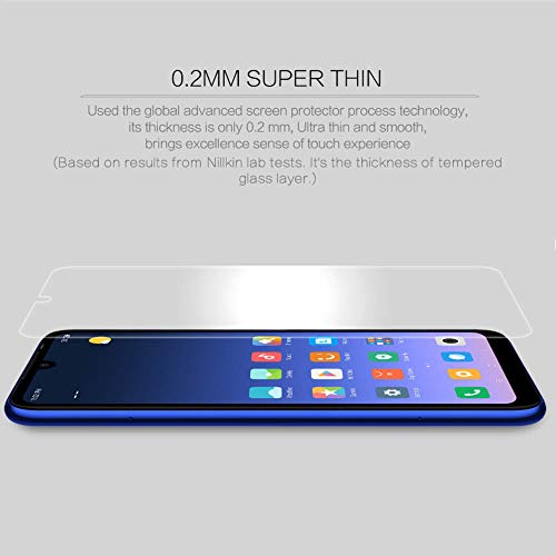 Nillkin Xiaomi Redmi Note 7 Protector de Pantalla, H+ Pro Cristal Templado [Dureza 9H] Ultrafino 0.2mm [Bordes Redondeados 2.5D] Vidrio Premium