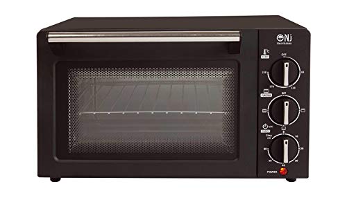 NJ Mini Tostador 14L Horno eléctrico Horno Cocina Temporizador de Mesa Compacto 1200W