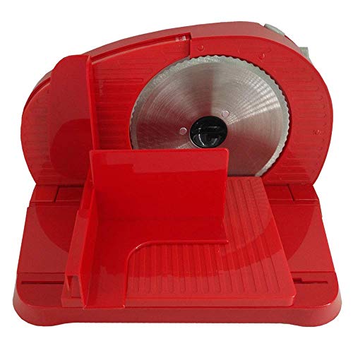 NMBD Carne cortadora de Pan Slicer Plegable for Diversos Alimentos Tales como Carne, Pan, Verduras, jamón, Queso, etc. Stepless Grosor de Corte (0-15Mm) 100 vatios KAIRUI