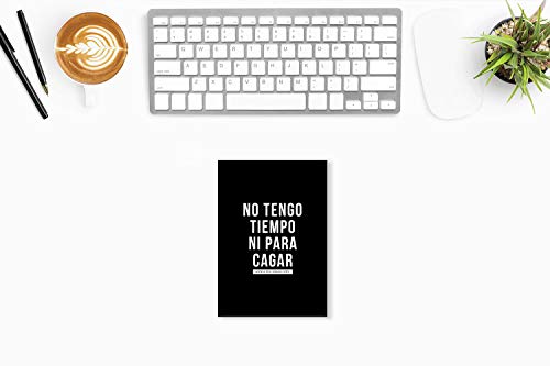 No tengo tiempo ni para cagar: Agenda 2020 semana vista: Del 1 de enero de 2020 al 31 de diciembre de 2020: Diario, organizador y planificador con ... y mensual español: en blanco y negro 138-7