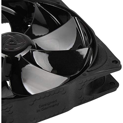 Noiseblocker B14-PS-BL Carcasa del Ordenador Ventilador - Ventilador de PC (Carcasa del Ordenador, Ventilador, 14 cm, 300 RPM, 1200 RPM, 24,28 dB)