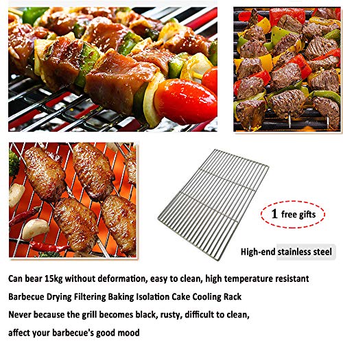 nonbrand Parrilla Barbacoa Plegable, 3 Ajustes De Altura, Deflector De Viento, Diseño Cuadrado Carbón Plegable Barbacoa para Cocinar Camping Senderismo Picnics 46 * 27 * 47 cm