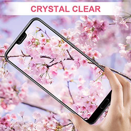 NONZERS Protector de Pantalla para Huawei Honor 10, [3 Piezas] Cristal Templado para Huawei Honor 10, [Fácil Instalación][Alta Definicion][9H Dureza] Protector Pantalla Huawei Honor 10