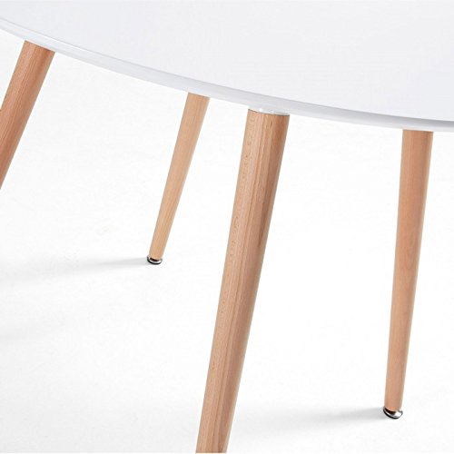 Noorsk Design Mesa Redonda de Comedor/Cocina Karelia 100