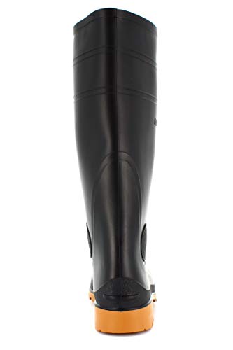 Nora Como - Botas de agua, talla: 46, color: Negro