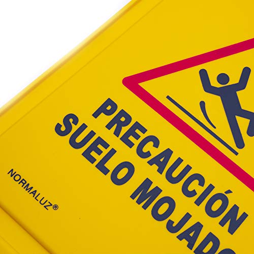 Normaluz RD30070 - Panel con Precaución Suelo Mojado, Plastico, 62 cm