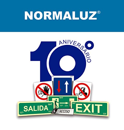 Normaluz RD40052 - Señal Espacio Sin Humo Prohibido Fumar PVC Glasspack 0,7 mm 21x30 cm