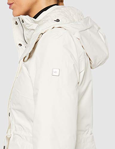 North Face Zaneck Parka - Chaqueta para Mujer, Blanco (Vintage White), L