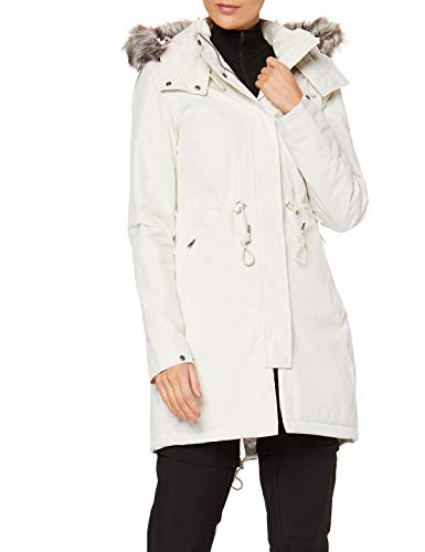 North Face Zaneck Parka - Chaqueta para Mujer, Blanco (Vintage White), L