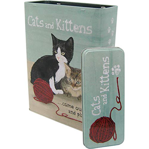 Nostalgic-Art Caja metálica de Estilo Retro - Cats and Kittens