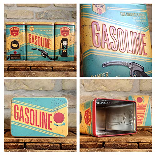 Nostalgic-Art Caja metálica de Estilo Retro - Gasoline