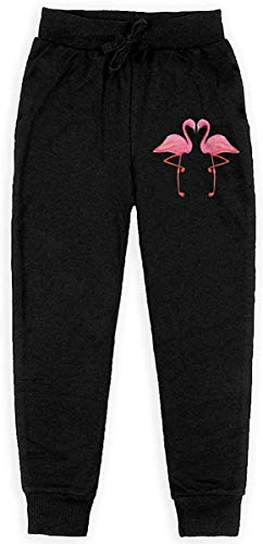 not applicable Los Adolescentes de algodón pantalón, Pantalones Unisex Flamenco Rosado Pantalones con cordón elástico del Basculador con los Bolsillos, S-XL