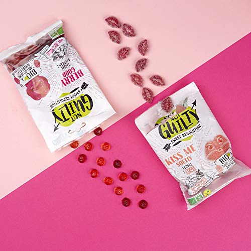 Not Guilty Gominolas Vaya Bayas Ecológicas - Frutos Rojos - Vegetariano, Vegano, Sin Gluten - Bolsita 100 G