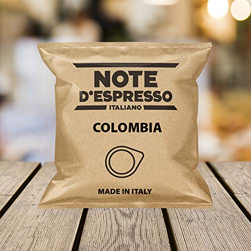 Note D'Espresso Bolsitas de Café de Colombia Monodosis - 150 Bolsas da 7 g, Total: 1050 g