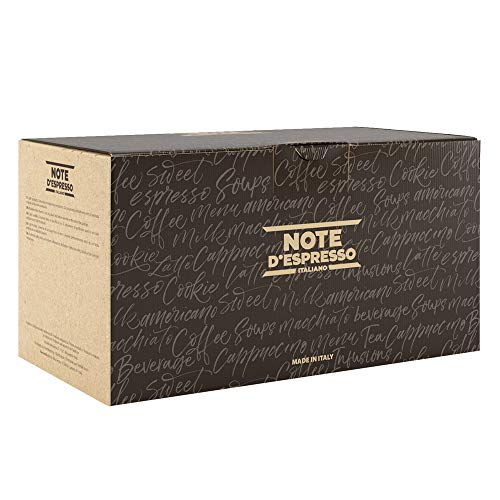 Note D'Espresso - Café de origen molido de Nicaragua, 250 g (caja con 4 paquetes blandos)