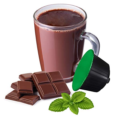 Note D'Espresso Cápsulas, Chocolate a la Menta Exclusivamente Compatibles con cafeteras de cápsulas Nescafé* y Dolce Gusto* 48 Unidades da 10 g, Total: 480 g