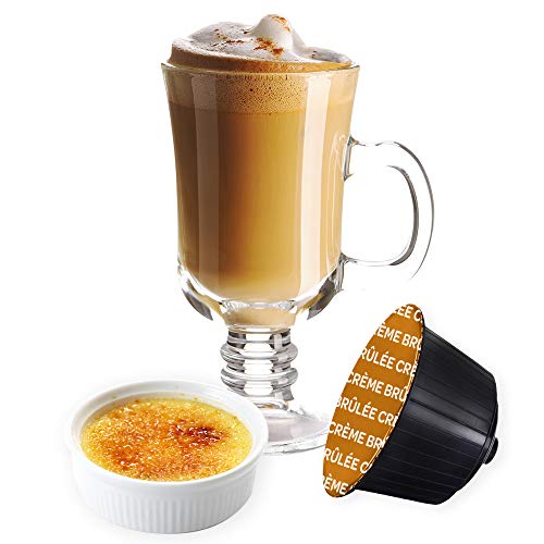 Note D'Espresso - Cápsulas de bebida de crème brûlée Exclusivamente Compatibles con cafeteras de cápsulas Nescafé* y Dolce Gusto* 12 g (caja de 48 unidades)