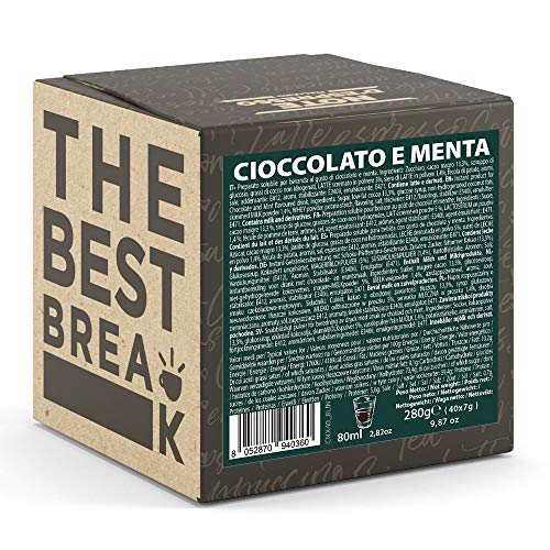 Note D'Espresso Cápsulas de Chocolate con Menta - 40 x 7 g, Total: 280 g
