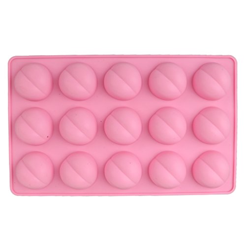 Novedad de Peto Trasero Culo Bollo de Chocolate Pastel de Bandeja Molde de Gelatina de Silicona de 15 Cuadrículas