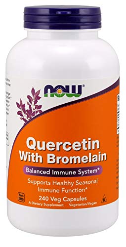 NOW Foods La Quercetina Con Bromelina 240 Unidades 300 g