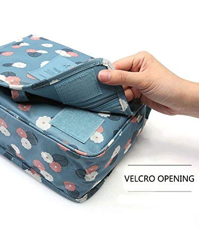 Nuevo baño organizador viaje Nylon portátil Hanging bolsa de cosméticos, artículos de tocador para las mujeres y hombres