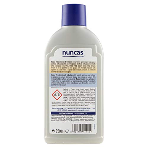 Nuncas Italia S.p.A. Vitroceramica & Induccion 250 ml