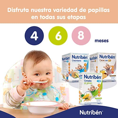 Nutribén Papilla Cacao con Galletas Maria - 500 gr