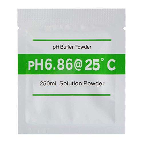 Nynel - 15 unidades PH4.01 PH6.86 PH9.18 pH medidor solución en polvo, precisión de la solución pH ± 0,01 ph para calibración rápida y precisa pH pureza del agua BI672