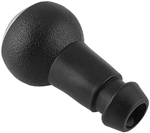 OBEST Pomos de Palanca de Cambios Palanca de velocidad del coche B3506DB (Negro&Plata)