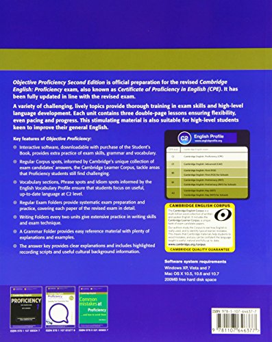 Objective Proficiency 2nd Edition Student's Book with Answers with Downloadable Software