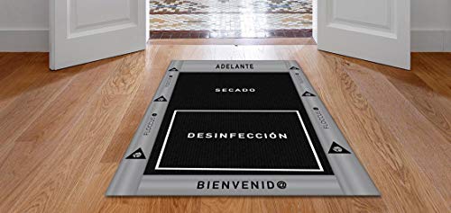 OBLITE Alfombra - Felpudo desinfectante Premium para desinfección de Calzado. Ideal para Negocio y hogar (58x95) - Made in Spain