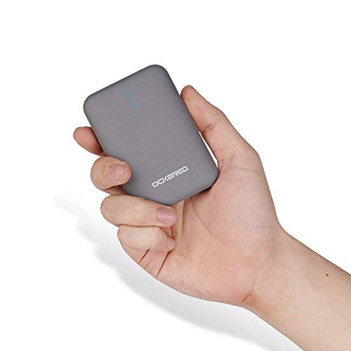 ockered Batería Externa Power Bank 10000Mah, Cargador Portátil Móvil con 2 Puertos Salidas USB Alta Velocidad y LED, Compatible con iPhone, iPad, Samsung Galaxy, Huawei Y Otros Smartphones