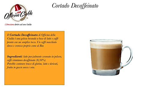 ODC MADE IN ITALY Kit Compuesto por 160 CAPSULAS DE CAFÉ CORTADO DESCAFEINADO con Máquinas de Café de Marca NESCAFÉ DOLCE GUSTO.