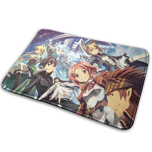 Odelia Palmer Sword Art Online Alfombras Alfombras para Puertas de casa Alfombras de Entrada Antideslizantes Felpudos, 40X60cm DMT-608