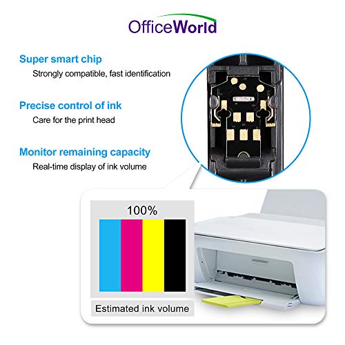 OfficeWorld 18XL Alta Capacidad Cartuchos de Tinta Compatible para Epson 18 con Epson Expression Home XP-225 XP-215 XP-205 XP-322 XP-212 XP-402 XP-415 XP-422 XP-425 XP-302 XP-305 XP-325,9 Paquete